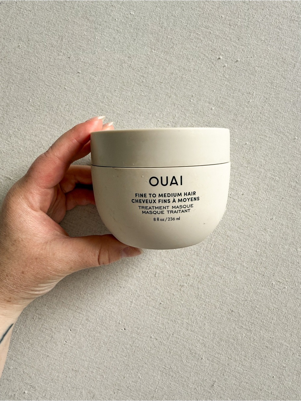 OUAI Fine to Medium Hair Treatment Masque | 8 fl oz | NEW